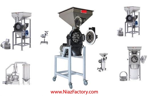 فروش انواع دستگاه آسیاب صنعتی و نیمه صنعتی